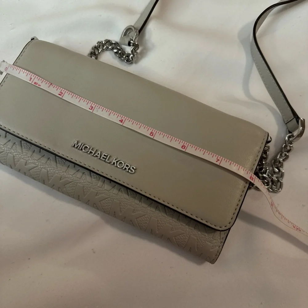 Michael Kors Light Gray Crossbody Bag